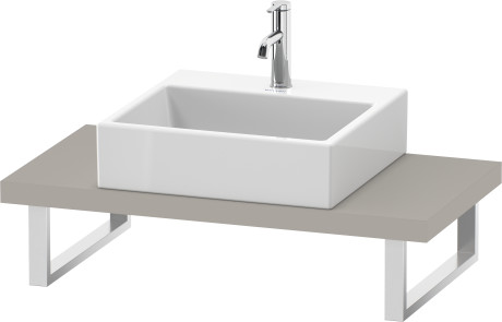 Console for above counter basin and countertop basin compact, LC100C09191 Width maximum 2000 mm