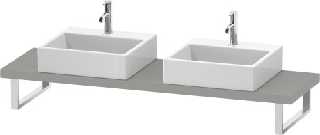 Console for above counter basin and countertop basin compact, LC101C00707 Width maximum 2000 mm