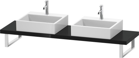 Console for above counter basin and countertop basin compact, LC101C04040 Width maximum 2000 mm