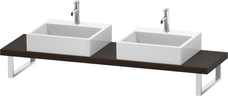 Console for above counter basin and countertop basin compact, LC101C06969 Width maximum 2000 mm