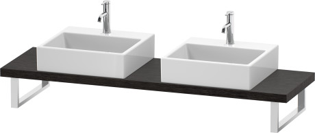 Console for above counter basin and countertop basin compact, LC101C07272 Width maximum 2000 mm