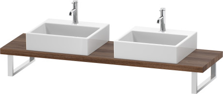 Console for above counter basin and countertop basin compact, LC101C07979 Width maximum 2000 mm