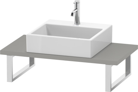 Console for above counter basin and countertop basin compact, LC104C00707 Width maximum 2000 mm