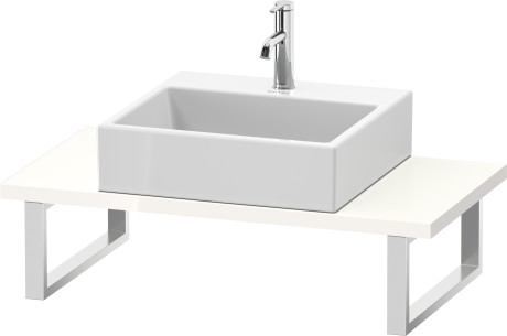 Console for above counter basin and countertop basin compact, LC104C02222 Width maximum 2000 mm
