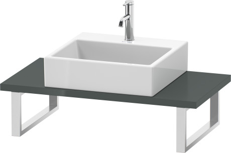 Console for above counter basin and countertop basin compact, LC104C03838 Width maximum 2000 mm