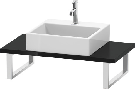 Console for above counter basin and countertop basin compact, LC104C04040 Width maximum 2000 mm