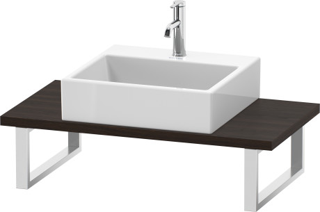 Console for above counter basin and countertop basin compact, LC104C06969 Width maximum 2000 mm