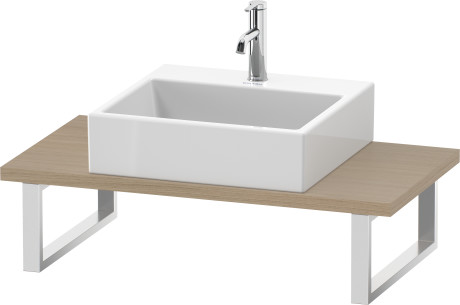 Console for above counter basin and countertop basin compact, LC104C07171 Width maximum 2000 mm