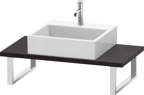 Console for above counter basin and countertop basin compact, LC104C07272 Width maximum 2000 mm
