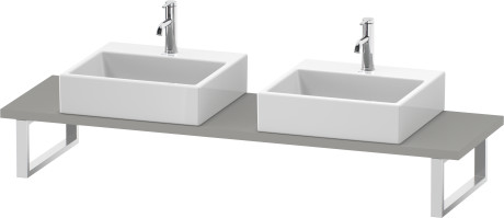 Console for above counter basin and countertop basin compact, LC105C00707 Width maximum 2000 mm
