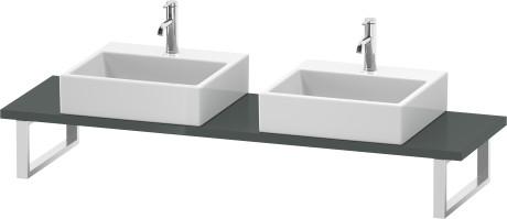 Console for above counter basin and countertop basin compact, LC105C03838 Width maximum 2000 mm