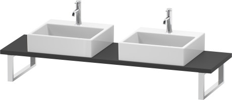 Console for above counter basin and countertop basin compact, LC105C04949 Width maximum 2000 mm