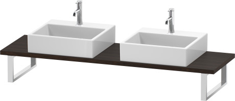 Console for above counter basin and countertop basin compact, LC105C06969 Width maximum 2000 mm