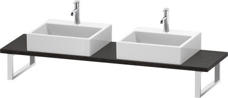 Console for above counter basin and countertop basin compact, LC105C07272 Width maximum 2000 mm