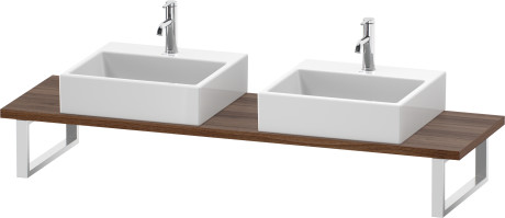 Console for above counter basin and countertop basin compact, LC105C07979 Width maximum 2000 mm