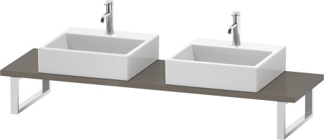 Console for above counter basin and countertop basin compact, LC105C08989 Width maximum 2000 mm