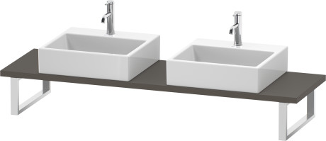 Console for above counter basin and countertop basin compact, LC105C09090 Width maximum 2000 mm