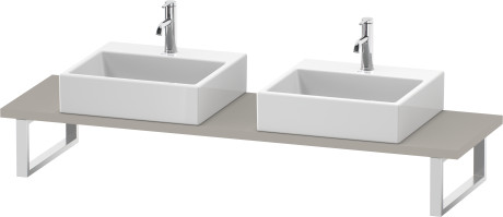 Console for above counter basin and countertop basin compact, LC105C09191 Width maximum 2000 mm