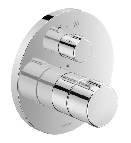 Thermostatic bath mixer for concealed installation, C15200018010 chrome, flow rate 20,6 l/min (3 bar)