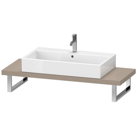Console for above counter basin and countertop basin compact, LC100C07575 Width maximum 2000 mm