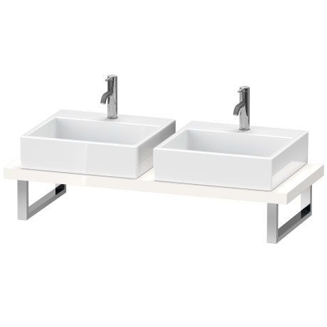 Console for above counter basin and countertop basin compact, LC101C02222 Width maximum 2000 mm