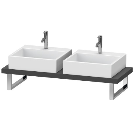 Console for above counter basin and countertop basin compact, LC101C04949 Width maximum 2000 mm