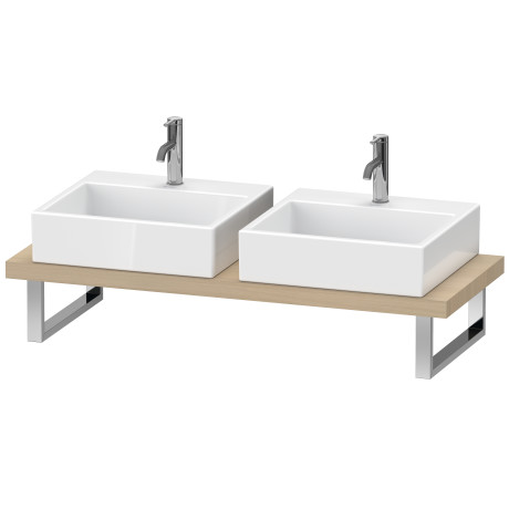 Console for above counter basin and countertop basin compact, LC101C07171 Width maximum 2000 mm