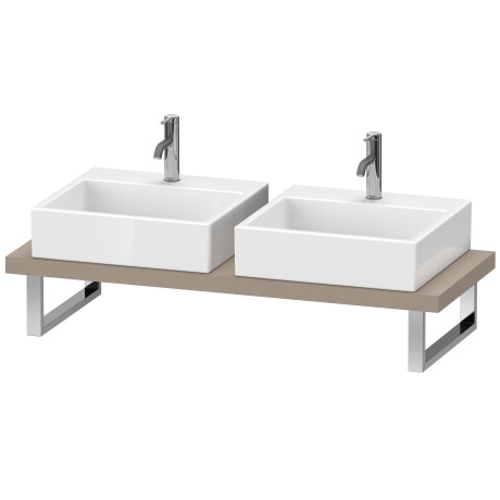 Console for above counter basin and countertop basin compact, LC101C07575 Width maximum 2000 mm