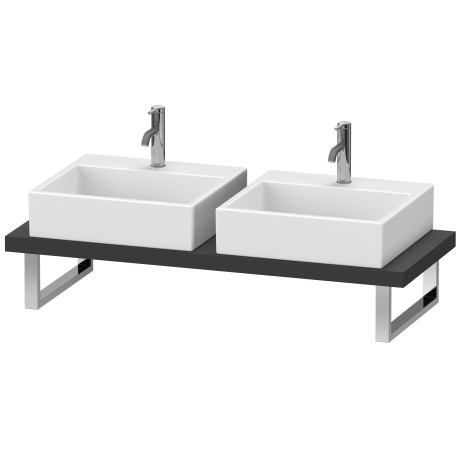 Console for above counter basin and countertop basin compact, LC101C08080 Width maximum 2000 mm