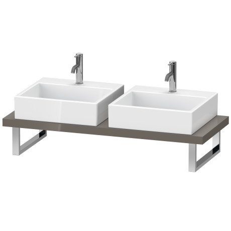 Console for above counter basin and countertop basin compact, LC101C08989 Width maximum 2000 mm