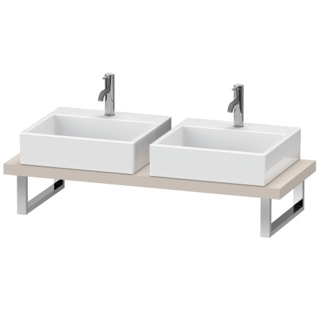 Console for above counter basin and countertop basin compact, LC101C09191 Width maximum 2000 mm