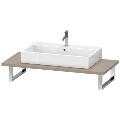 Console for above counter basin and countertop basin compact, LC104C07575 Width maximum 2000 mm