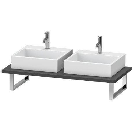 Console for above counter basin and countertop basin compact, LC105C04949 Width maximum 2000 mm