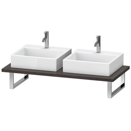 Console for above counter basin and countertop basin compact, LC105C07272 Width maximum 2000 mm