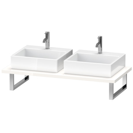 Console for above counter basin and countertop basin compact, LC105C08585 Width maximum 2000 mm