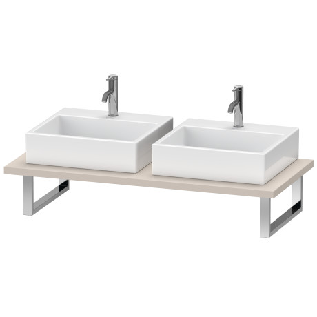 Console for above counter basin and countertop basin compact, LC105C09191 Width maximum 2000 mm