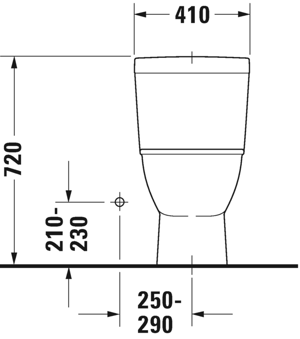 مرحاض قطعة واحدة, 212301