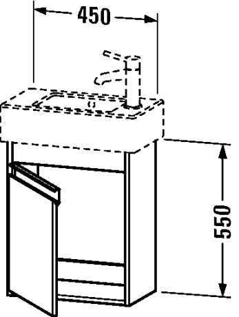 وحدة موبيليا معلقة على الحائط, KT6629 L/R