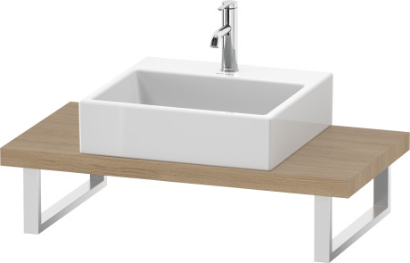 Console for above counter basin and countertop basin compact, LC100C03030 Width maximum 2000 mm