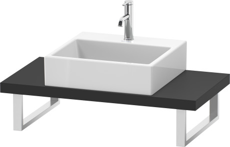 Console for above counter basin and countertop basin compact, LC100C08080 Width maximum 2000 mm