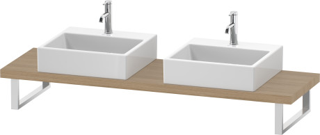 Console for above counter basin and countertop basin compact, LC101C03030 Width maximum 2000 mm