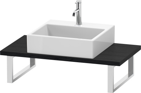 Console for above counter basin and countertop basin compact, LC104C01616 Width maximum 2000 mm