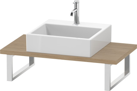 Console for above counter basin and countertop basin compact, LC104C03030 Width maximum 2000 mm