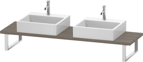 Console for above counter basin and countertop basin compact, LC105C03535 Width maximum 2000 mm