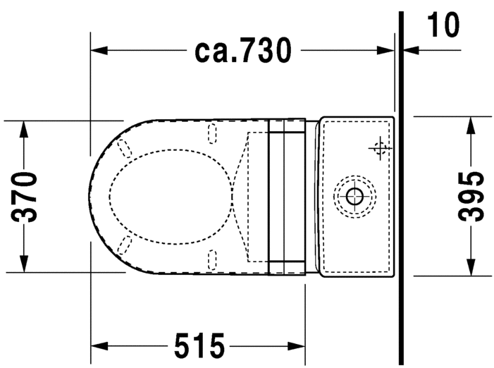 مرحاض قطعة واحدة, 212401