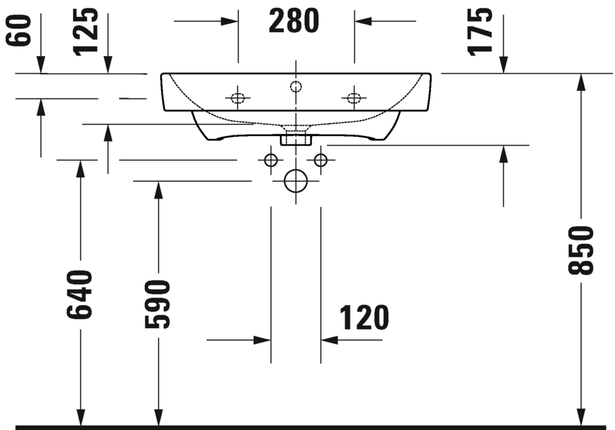 Washbasin, furniture washbasin, 237565
