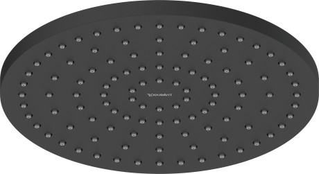 Showerhead 1jet 250, UV0660018046 black matt, flow rate 21 l/min (3 bar)