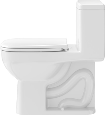 مرحاض قطعة واحدة, 0113010001 mit Innengarnitur Single Flush, mit side lever links