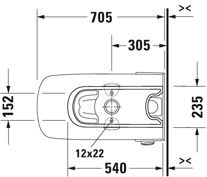 مرحاض قطعتين, 216001