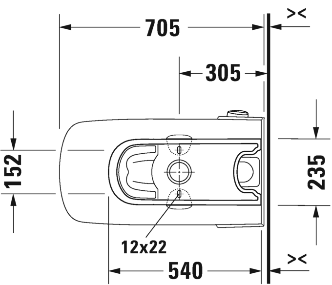 مرحاض قطعتين, 216001